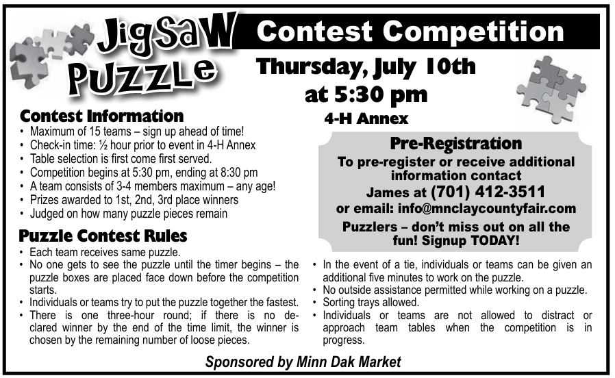 jigsaw puzzle contest 2025